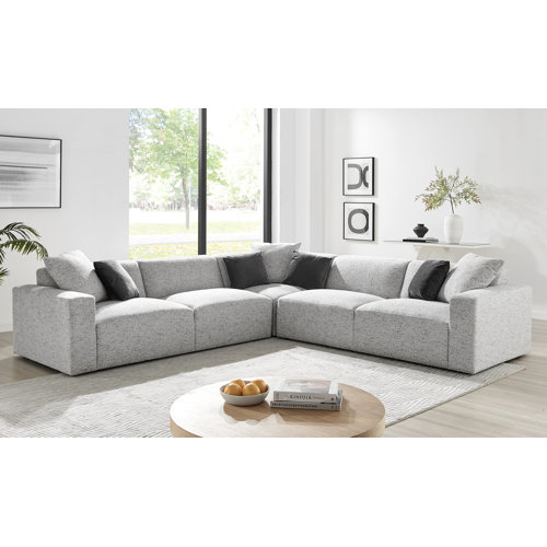 Sofas to Go 3 Piece Upholstered Sectional Wayfair